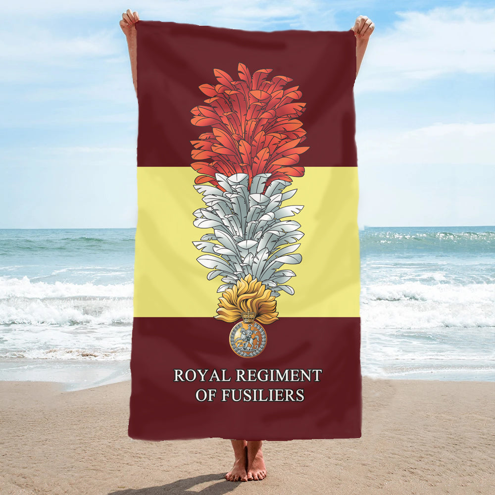 Fully Printed Royal Regiment of Fusiliers (RRF) Towel