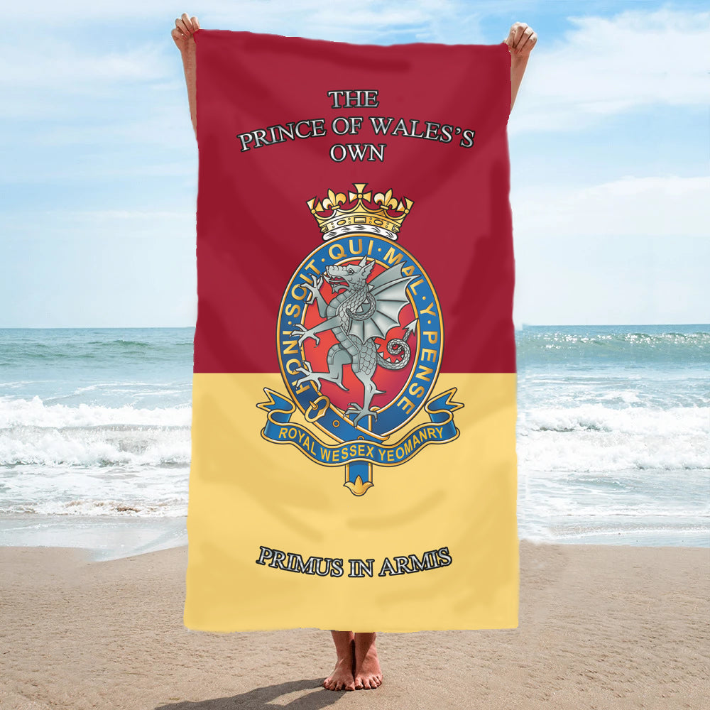 Fully Printed Prince of Wales's Own (PWxY) Towel