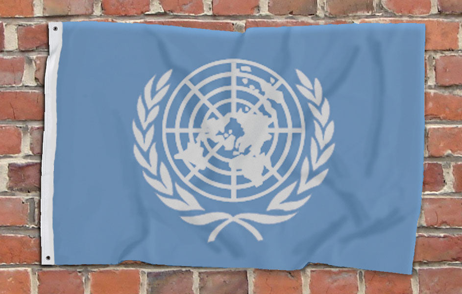 United Nations Mobile Force Reserve UN MFR- Fully Printed Flag
