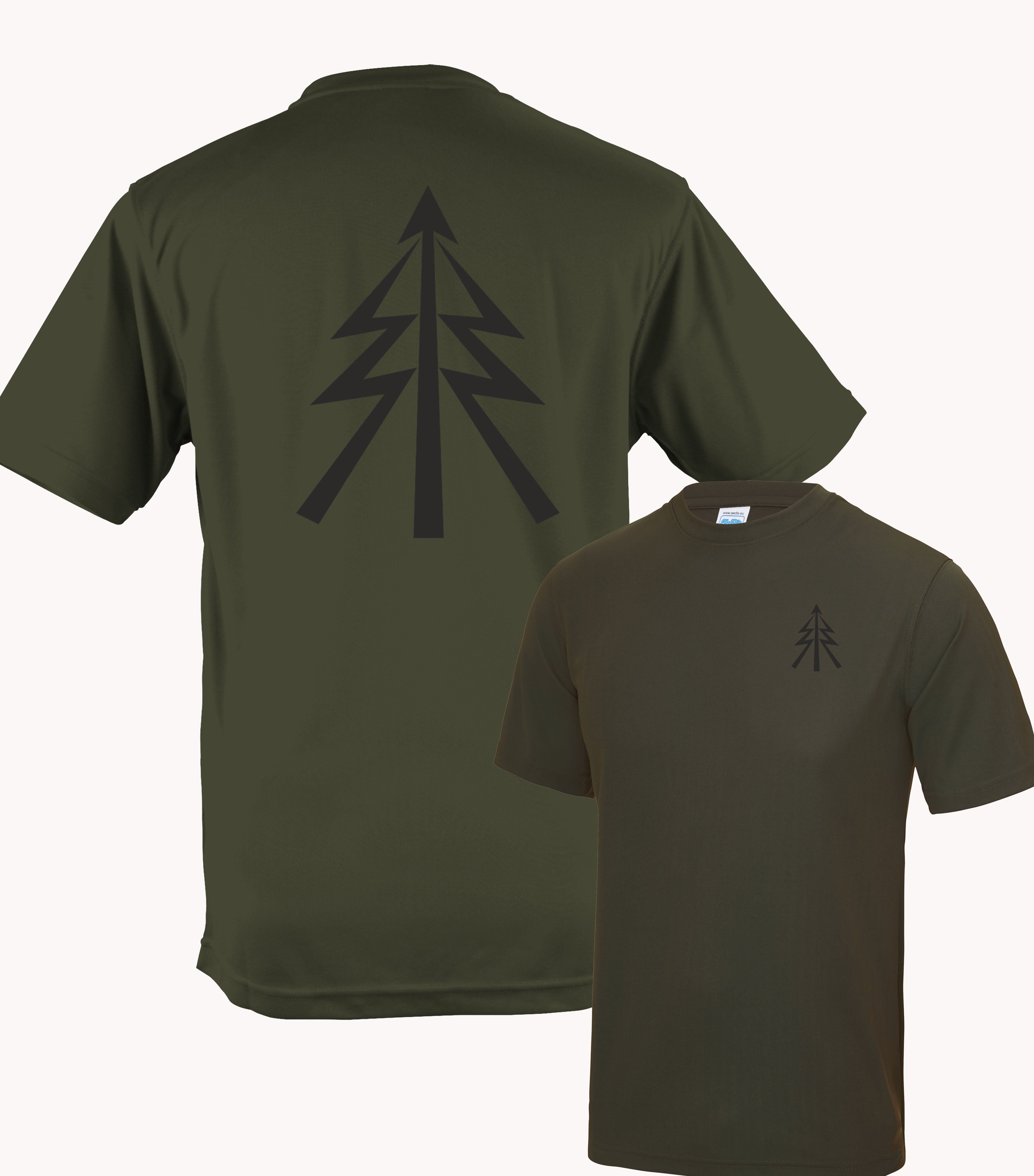 Reconnaissance (Recce) Tree - Fully Printed Wicking Fabric T-shirt ...