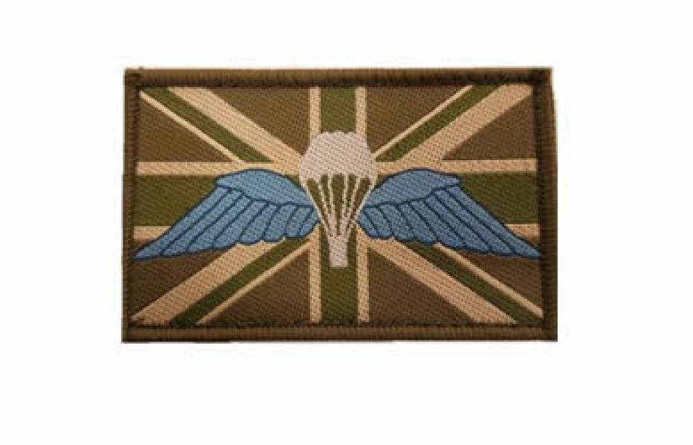 Para Airborne Wings Union Flag Patch / Badge